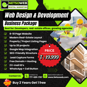 web design for real estate 19999 www.netsoweb.com 7776891767